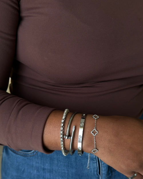 5 Motif Silver Stack