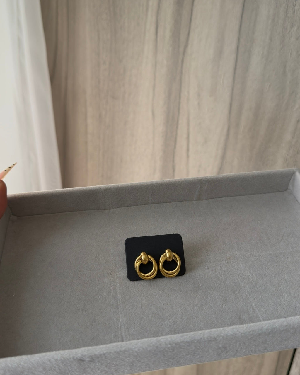 Double Circle Earrings