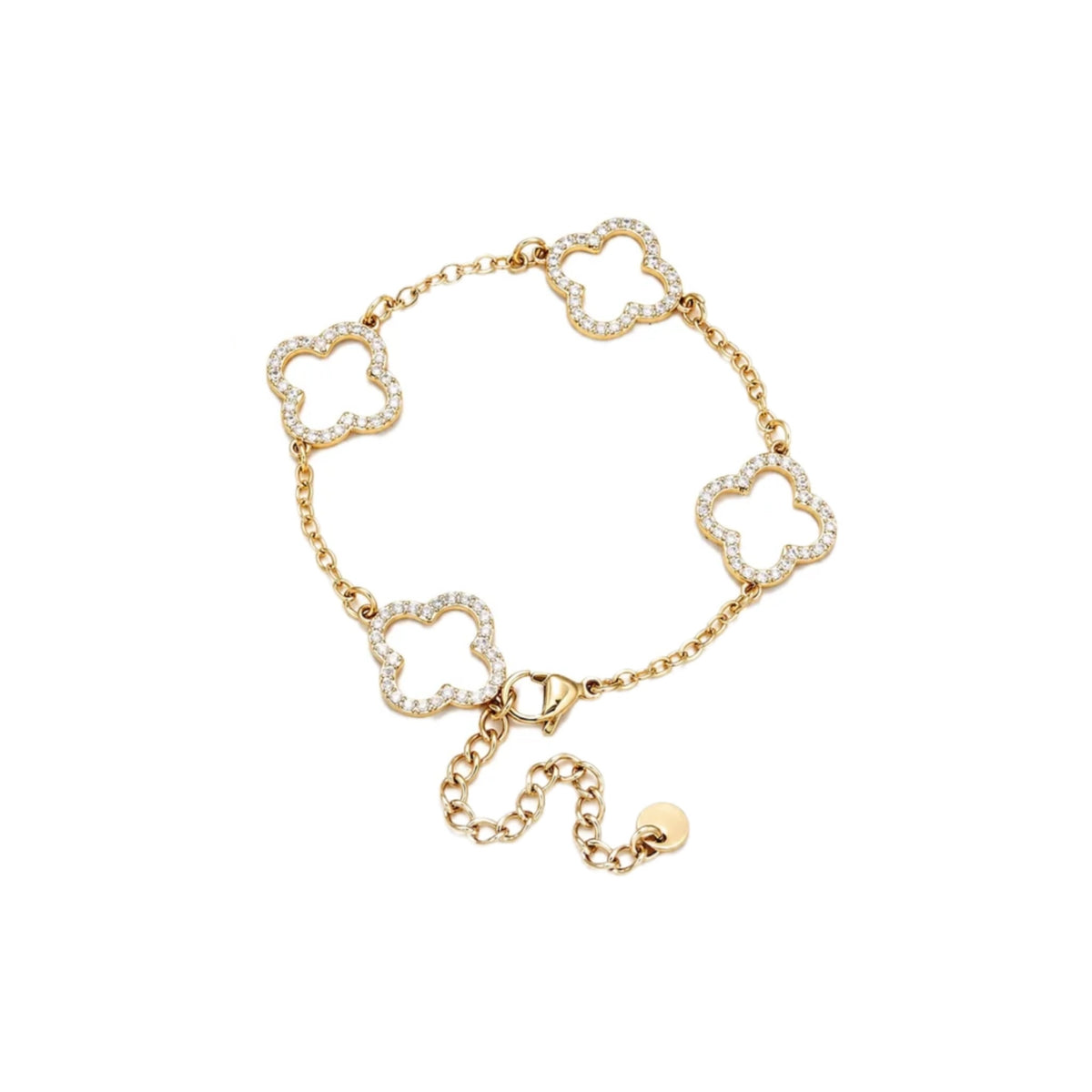 Quad Clover Chain Bracelet