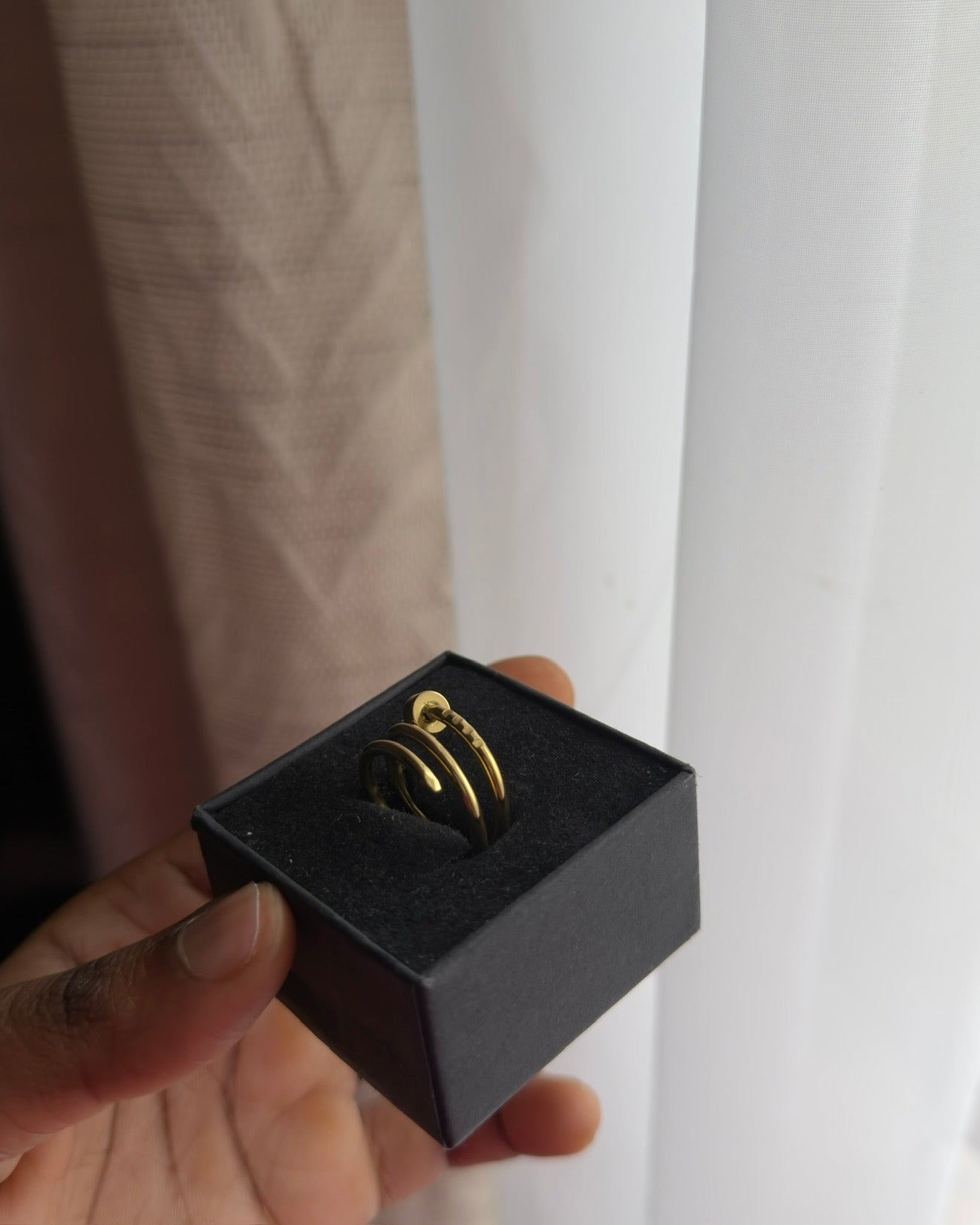 Spiral Nail Ring