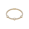 Heart Tennis Bracelet