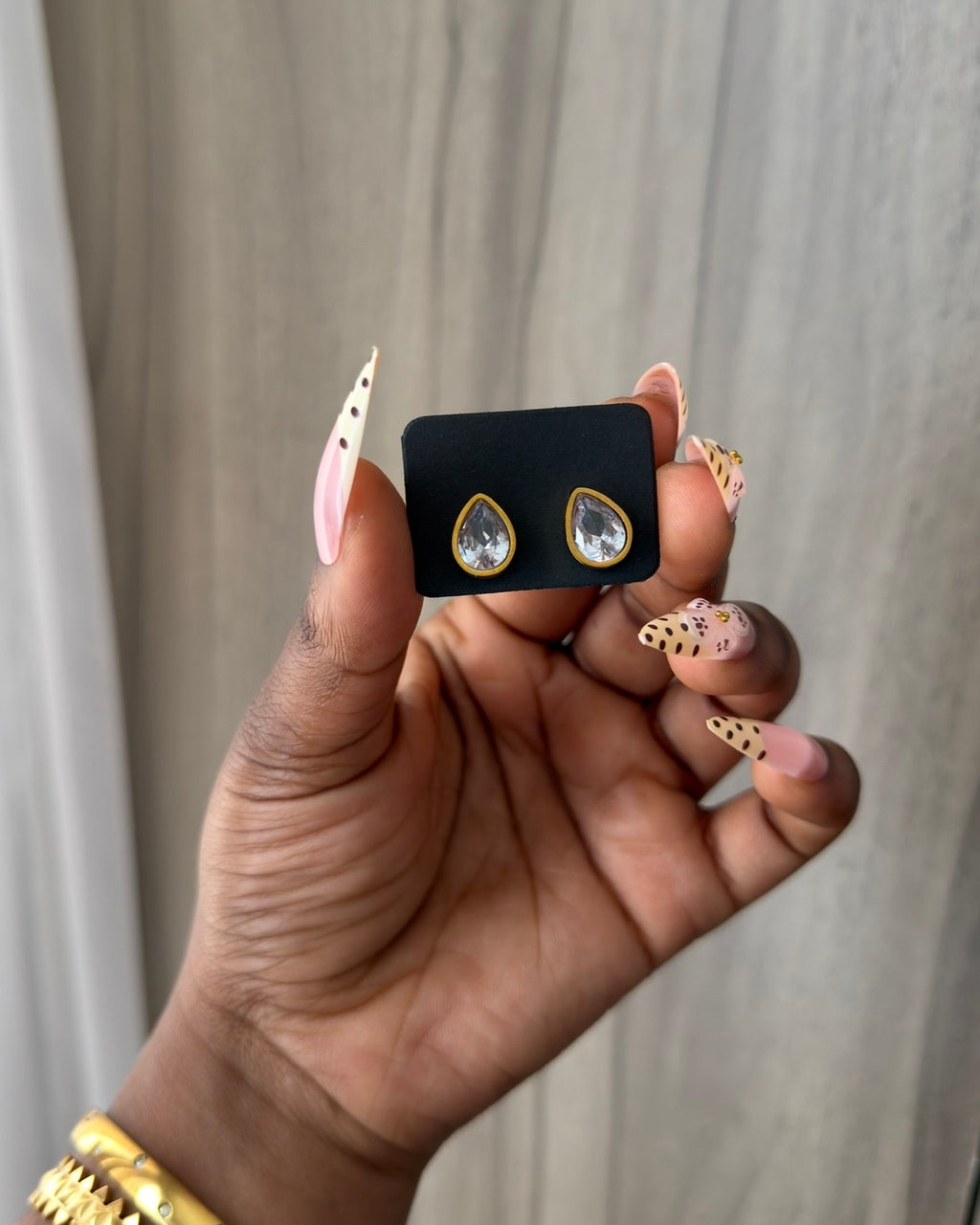 Teardrop Crystal Earrings