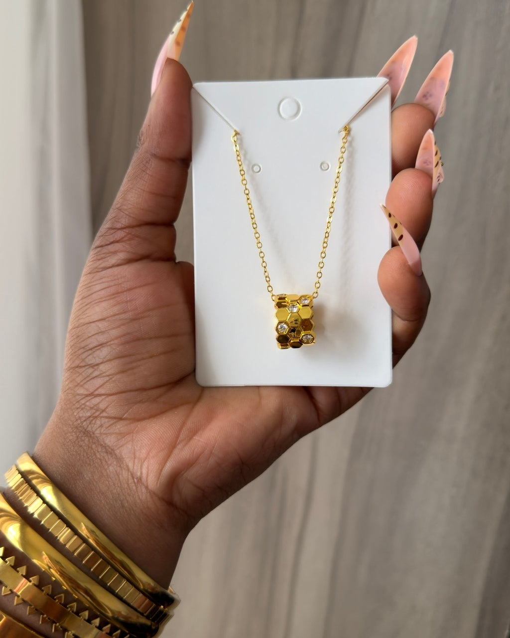 Honeycomb Necklace