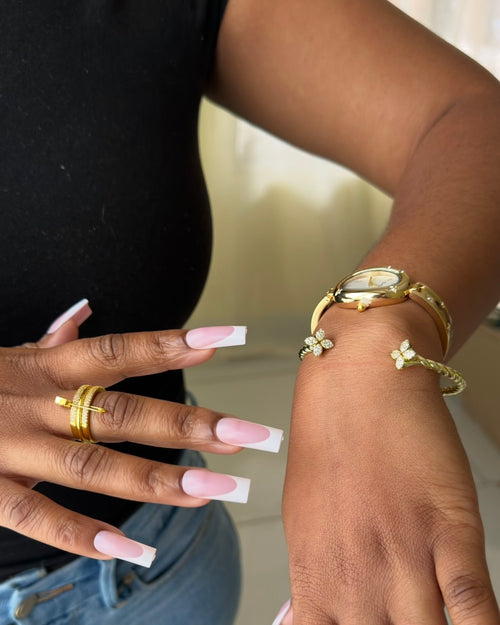 Blossom Twist Cuff Bracelet