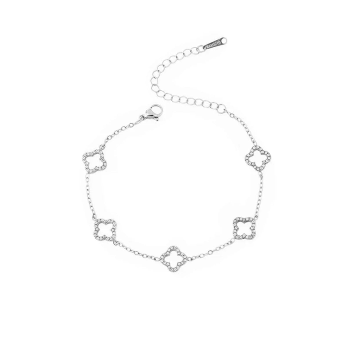 Petite Clover Outline Bracelet