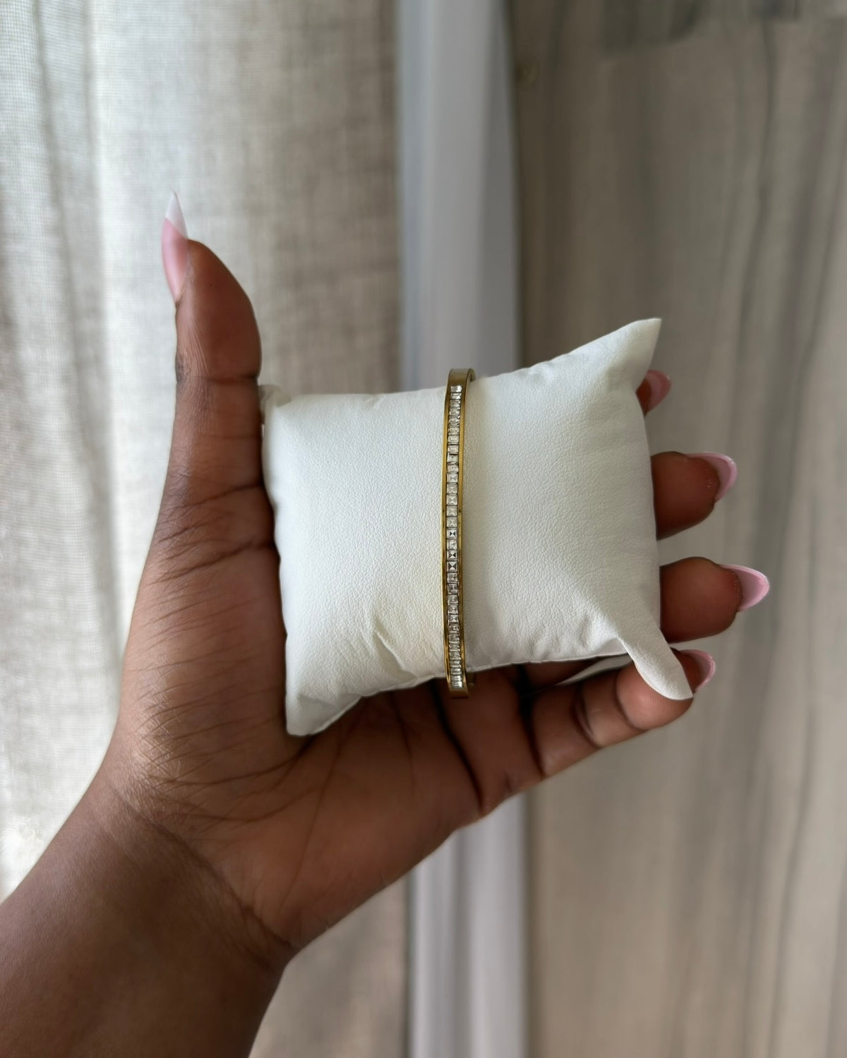 Sparkle Crystal Row Bangle