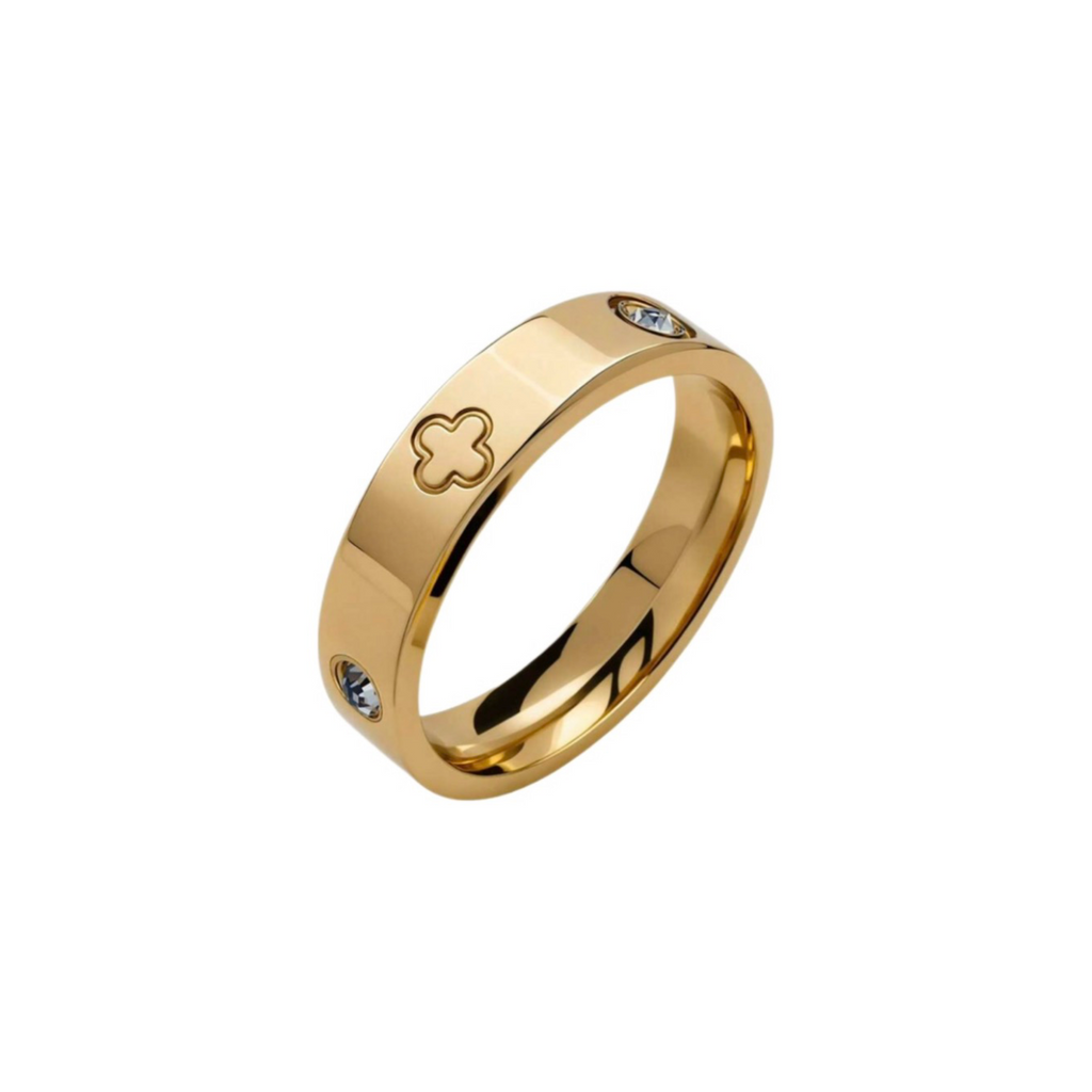 Clover Cuff Ring