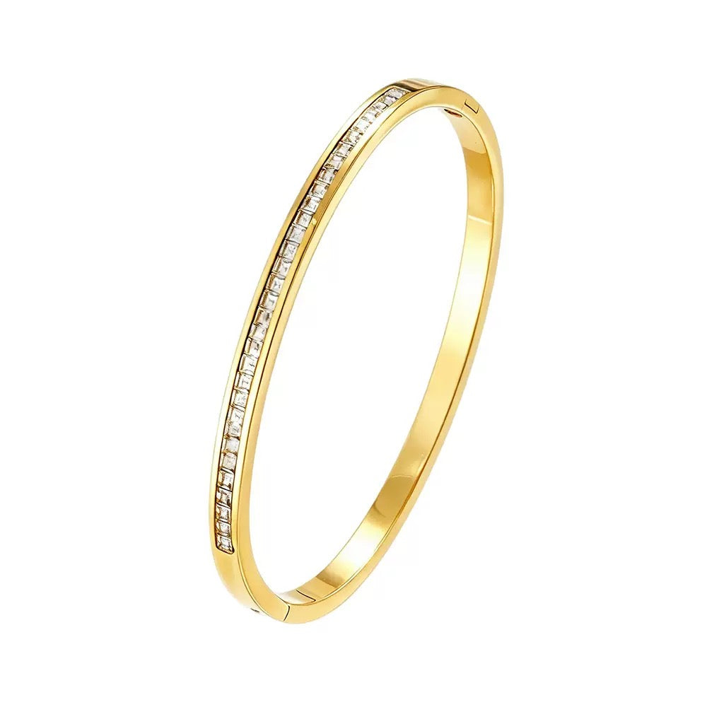 Sparkle Crystal Row Bangle