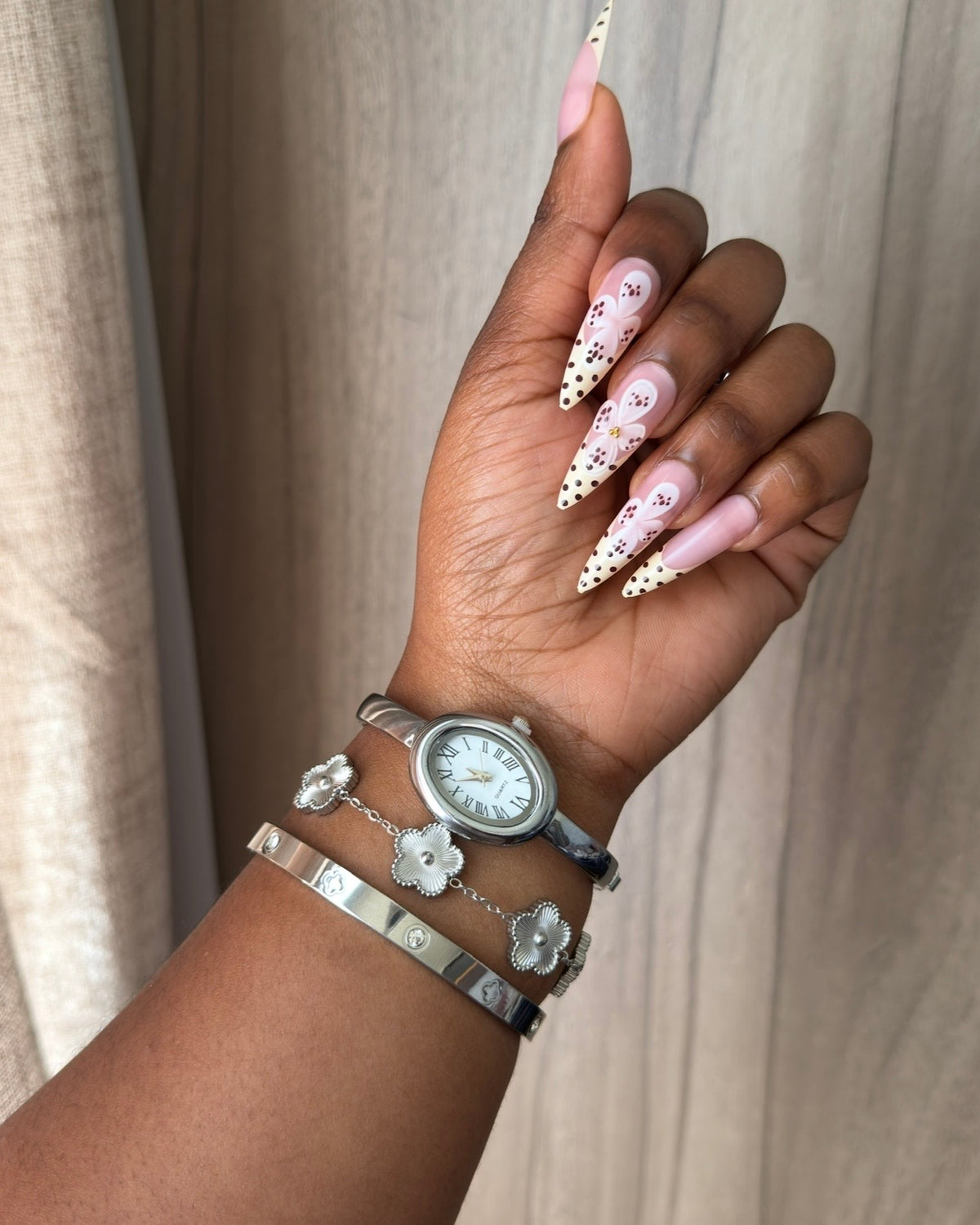 Budget Oval Bangle Watch