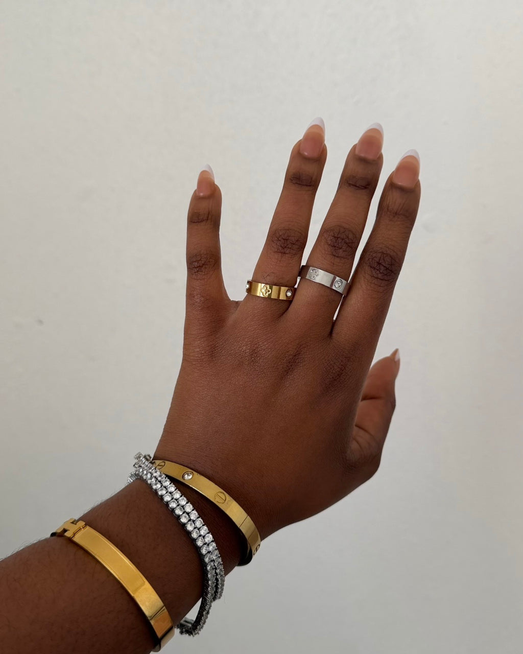 Clover Cuff Ring
