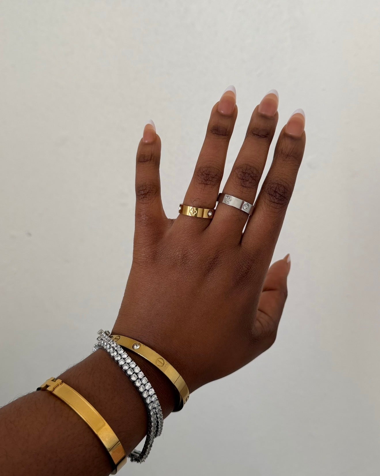 Clover Cuff Ring