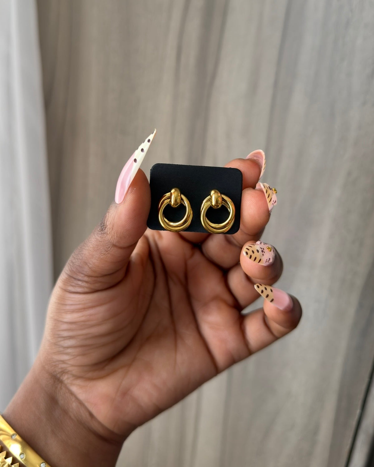 Double Circle Earrings