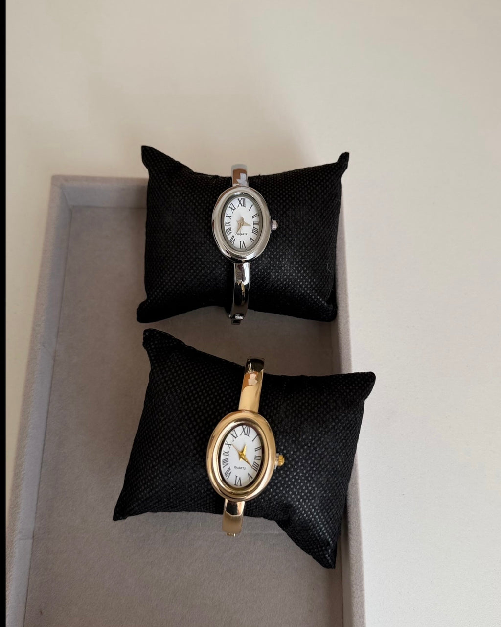 Budget Oval Bangle Watch