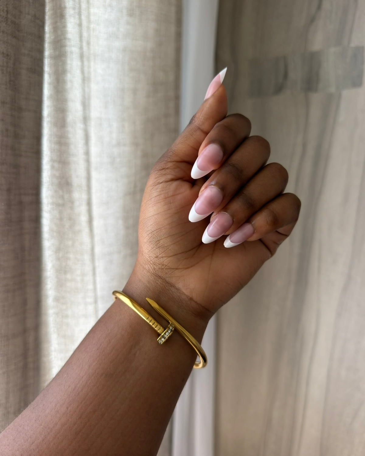 Studded Clover Nail Bangle