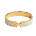 Thick H Bracelet