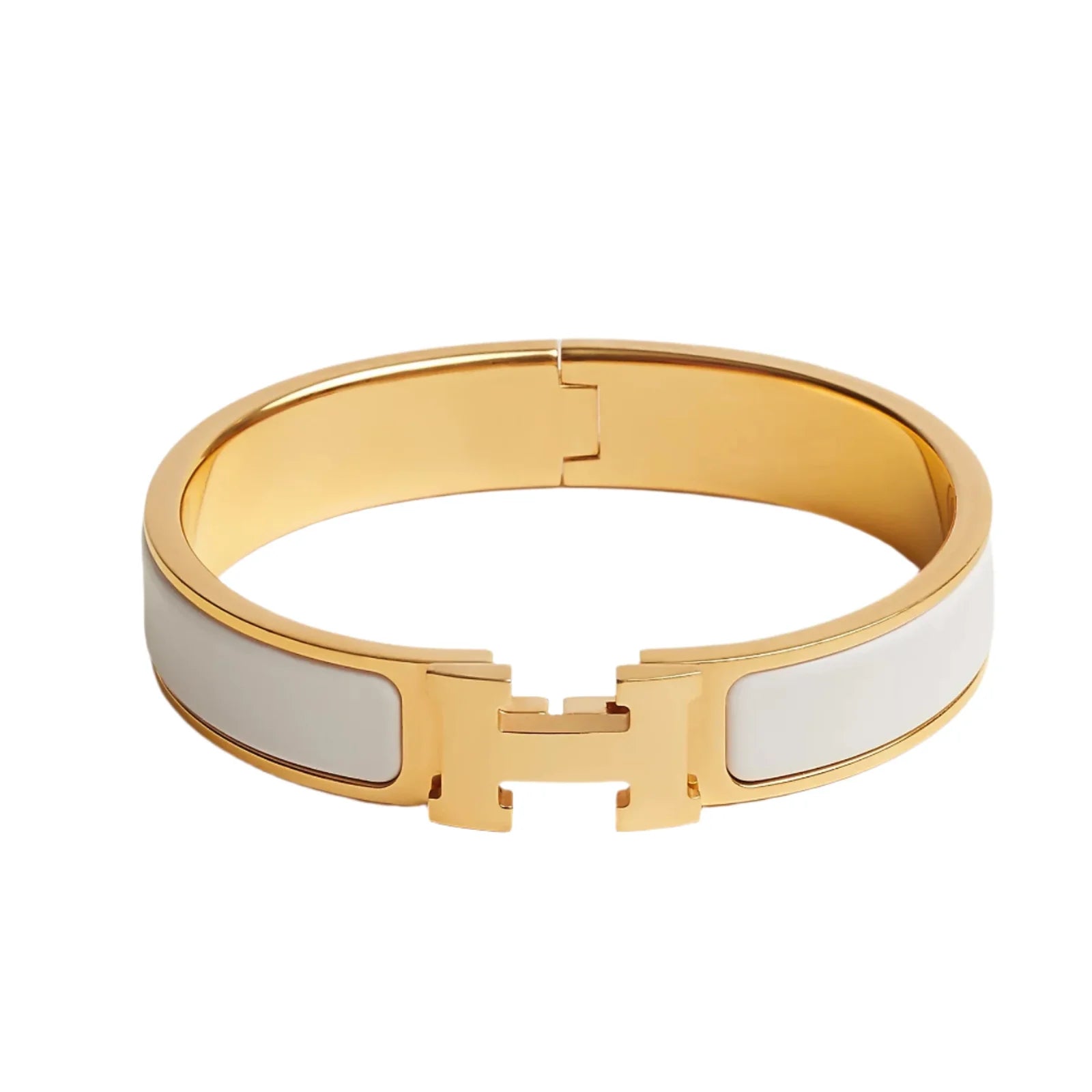 Thick H Bracelet