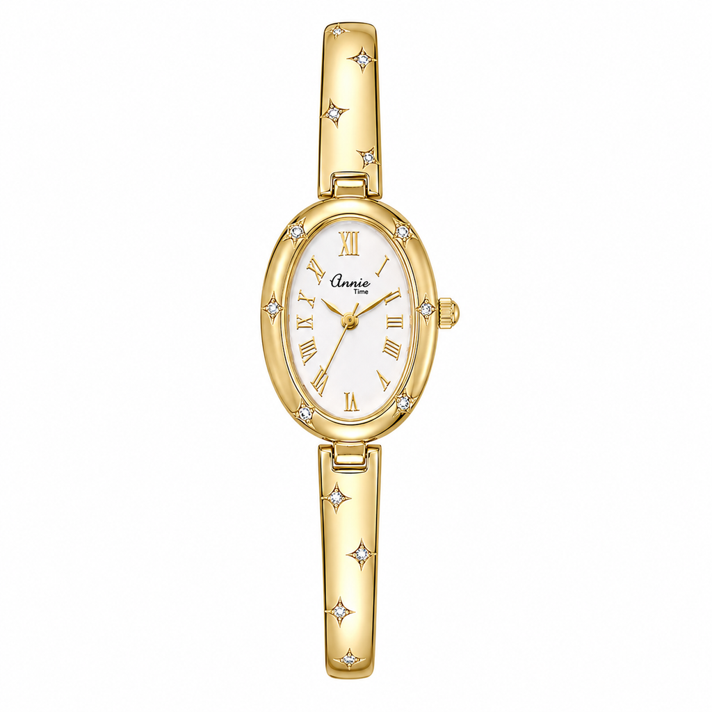 Studded Regalia Oval Watch