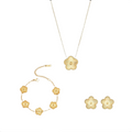 Classic Clover Pendant Set - Gold