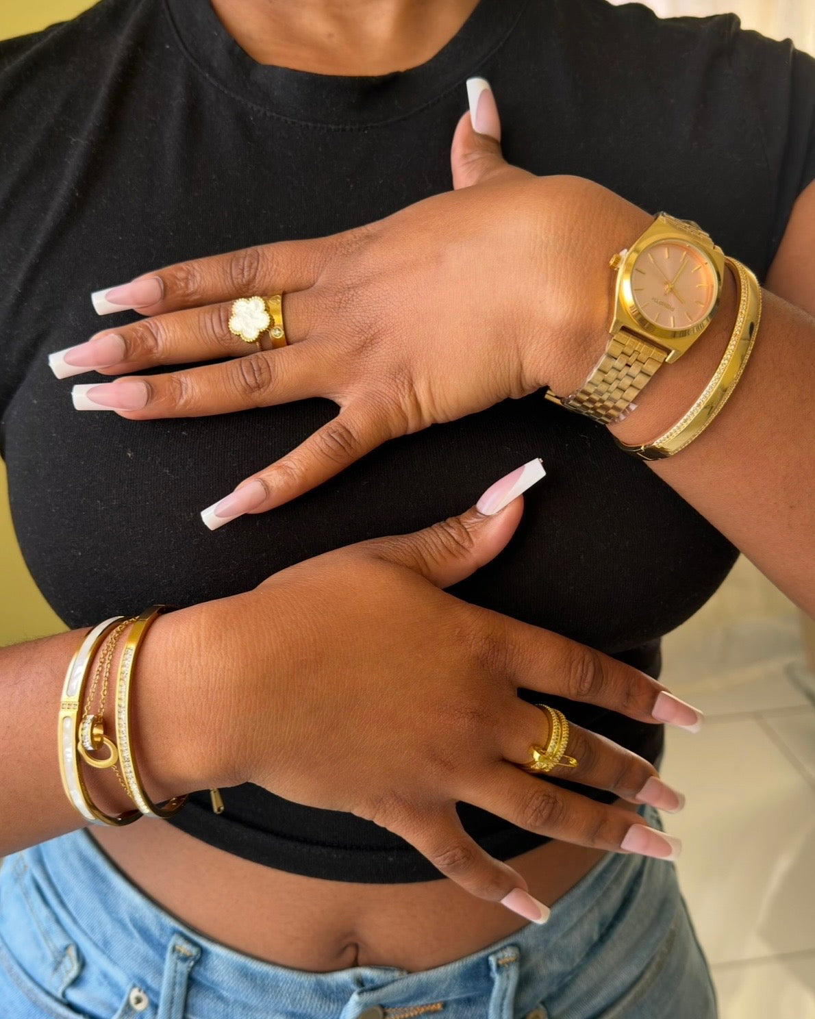 Halo Line Cuff Bracelet