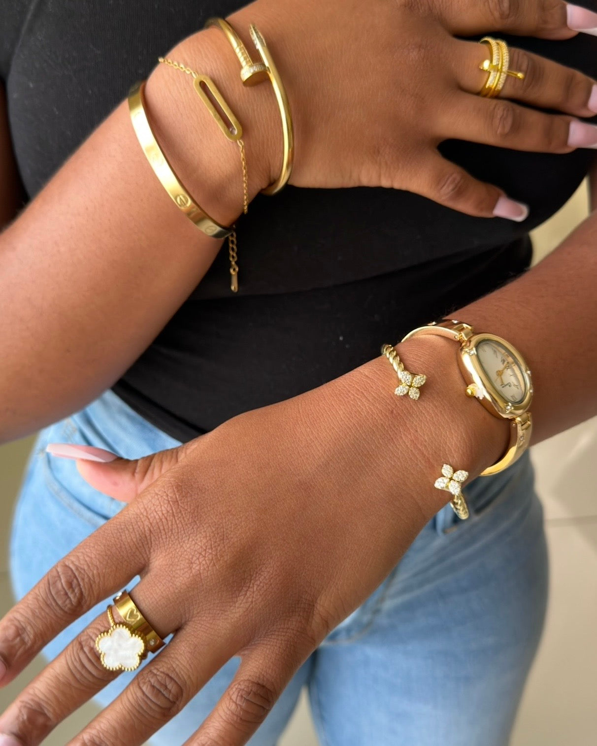 Blossom Twist Cuff Bracelet