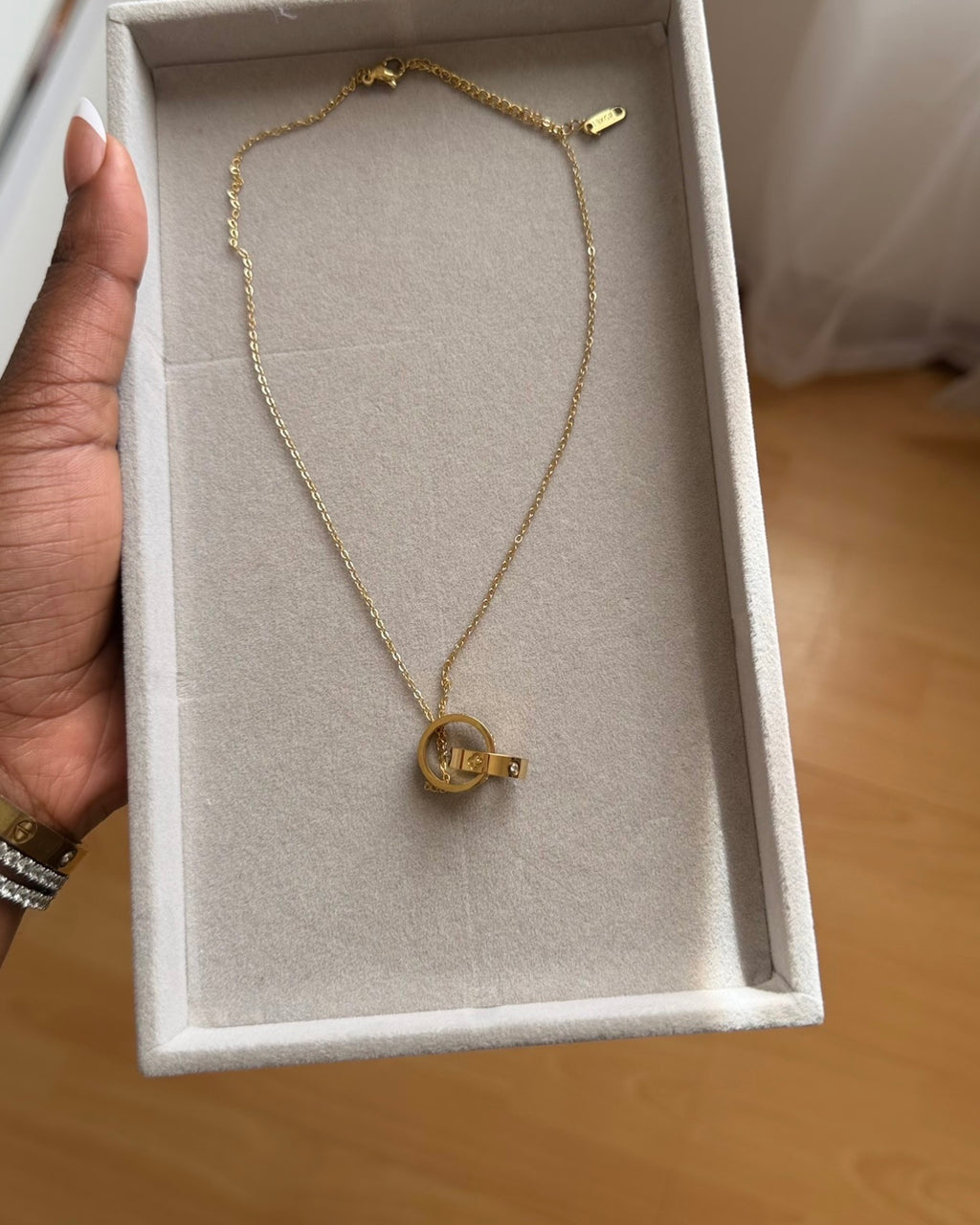 Clover Cuff Necklace