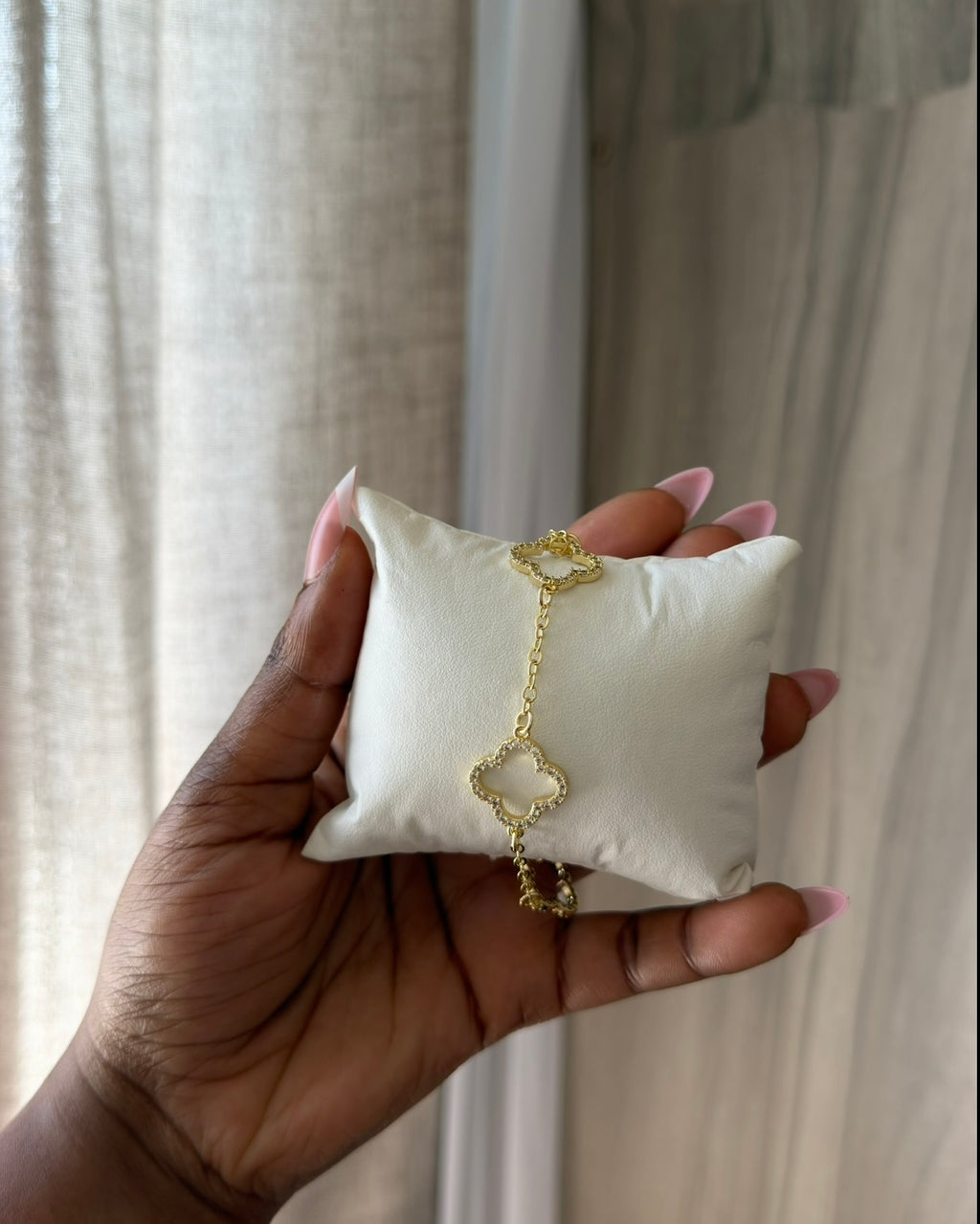 Quad Clover Chain Bracelet