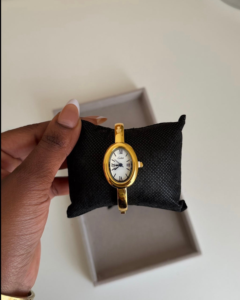 Budget Oval Bangle Watch