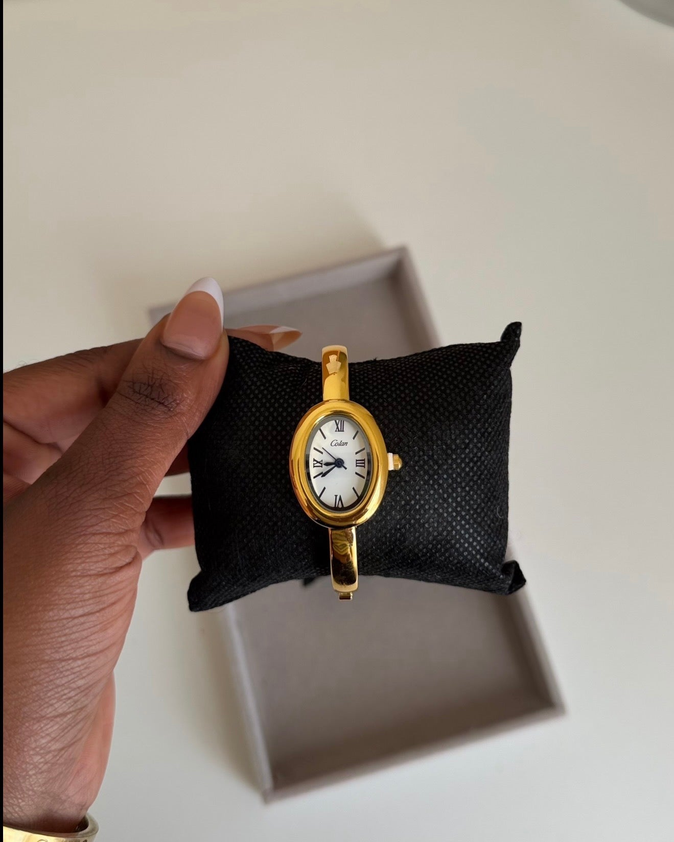 Budget Oval Bangle Watch