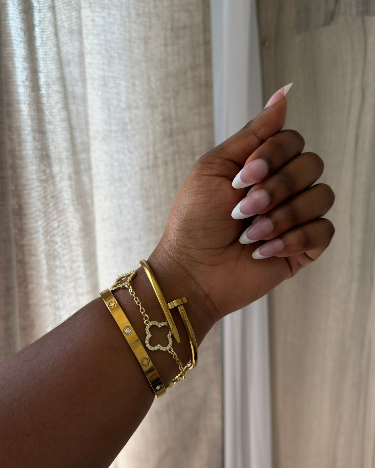 Clover Cuff Bangle