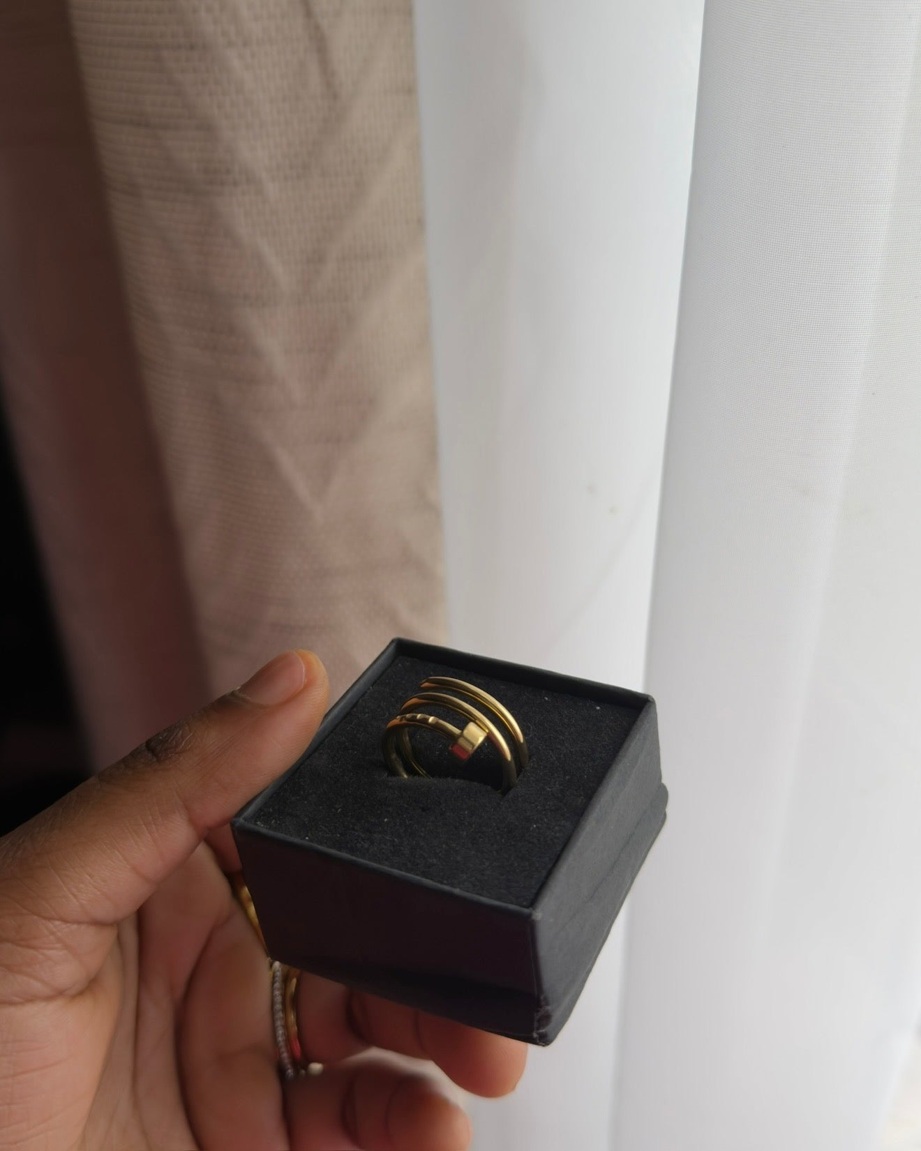 Spiral Nail Ring