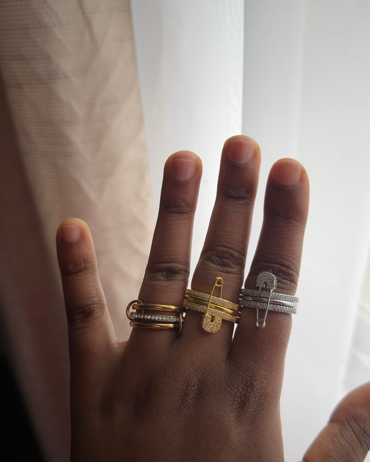 Statement Pin Ring