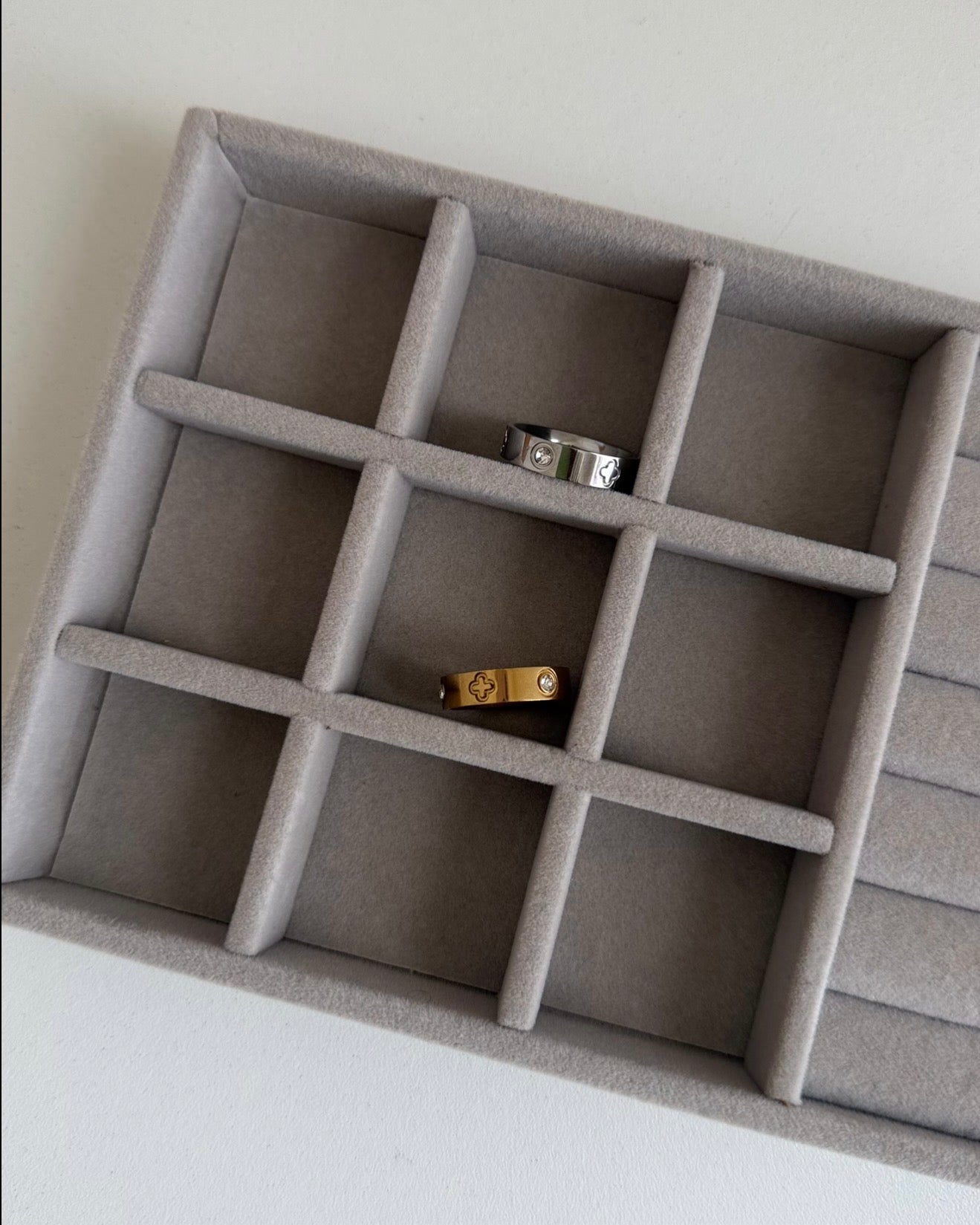 Clover Cuff Ring
