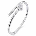 Flat Clover Nail Bangle