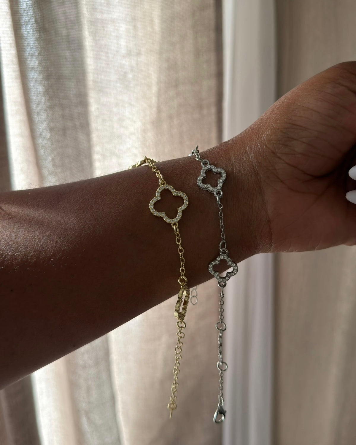 Quad Clover Chain Bracelet