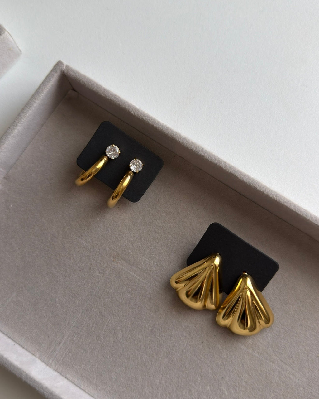 Crystal Open C Earrings
