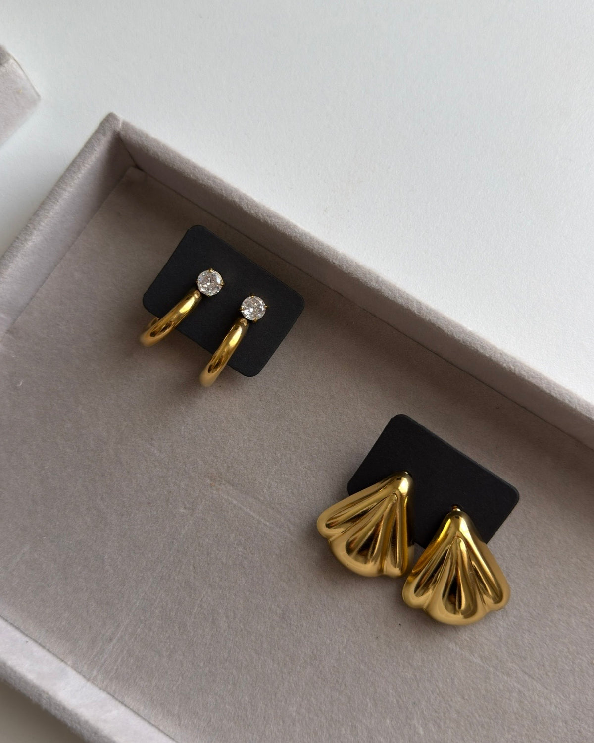 Crystal Open C Earrings