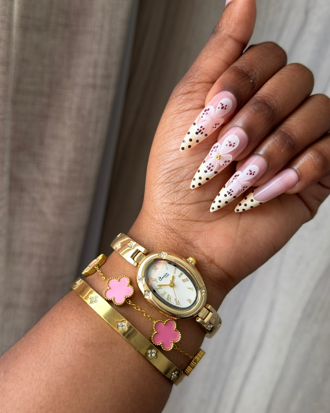 Studded Regalia Oval Watch