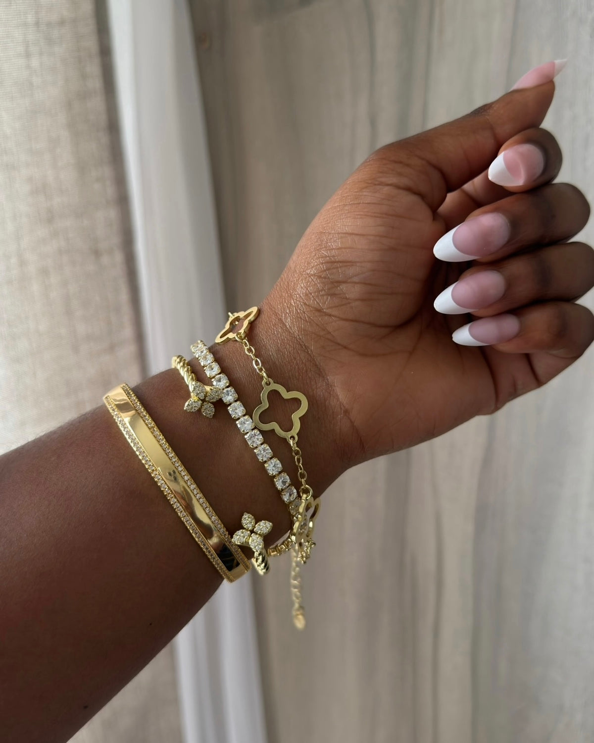 Fleur Motif 4pc Stack