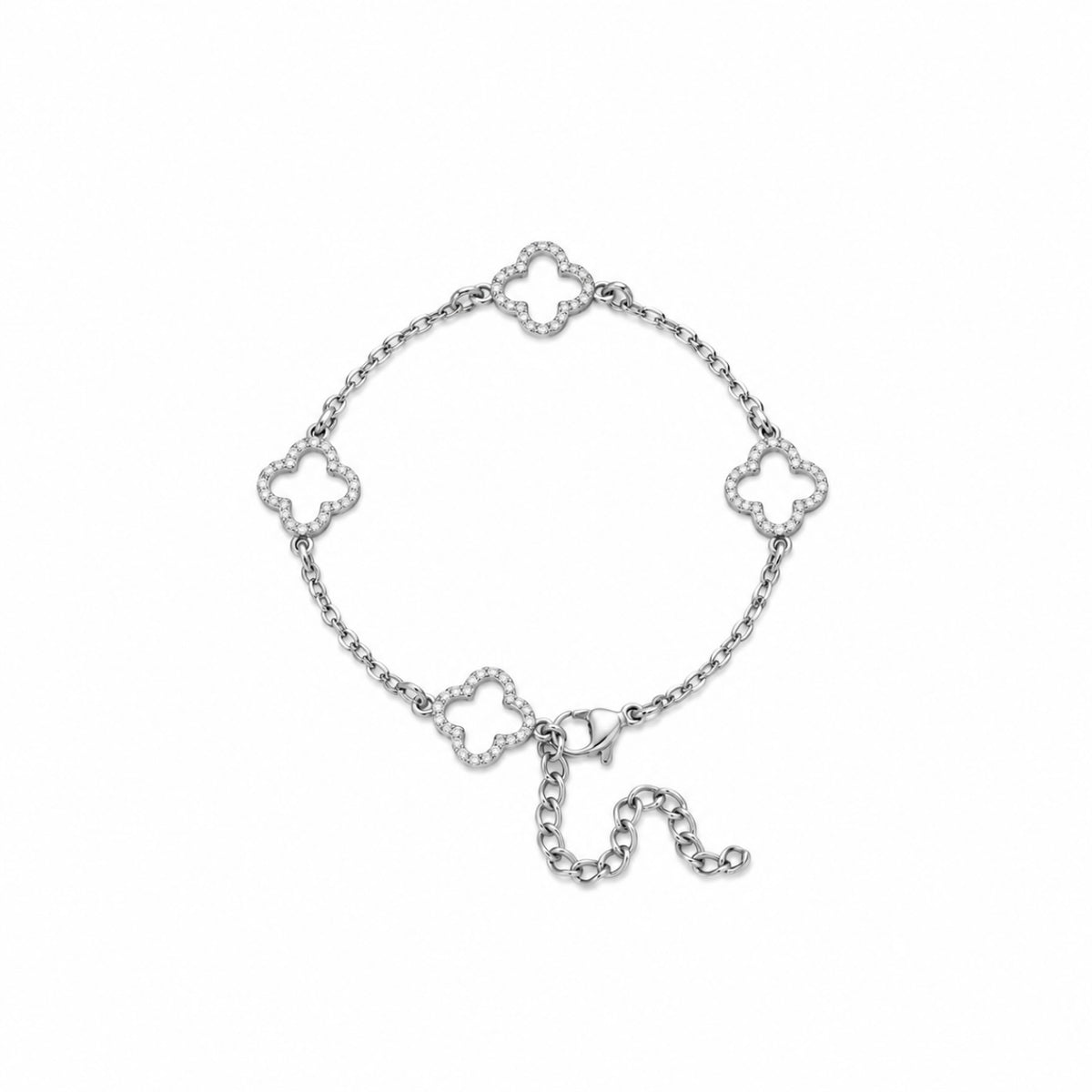 Quad Clover Chain Bracelet