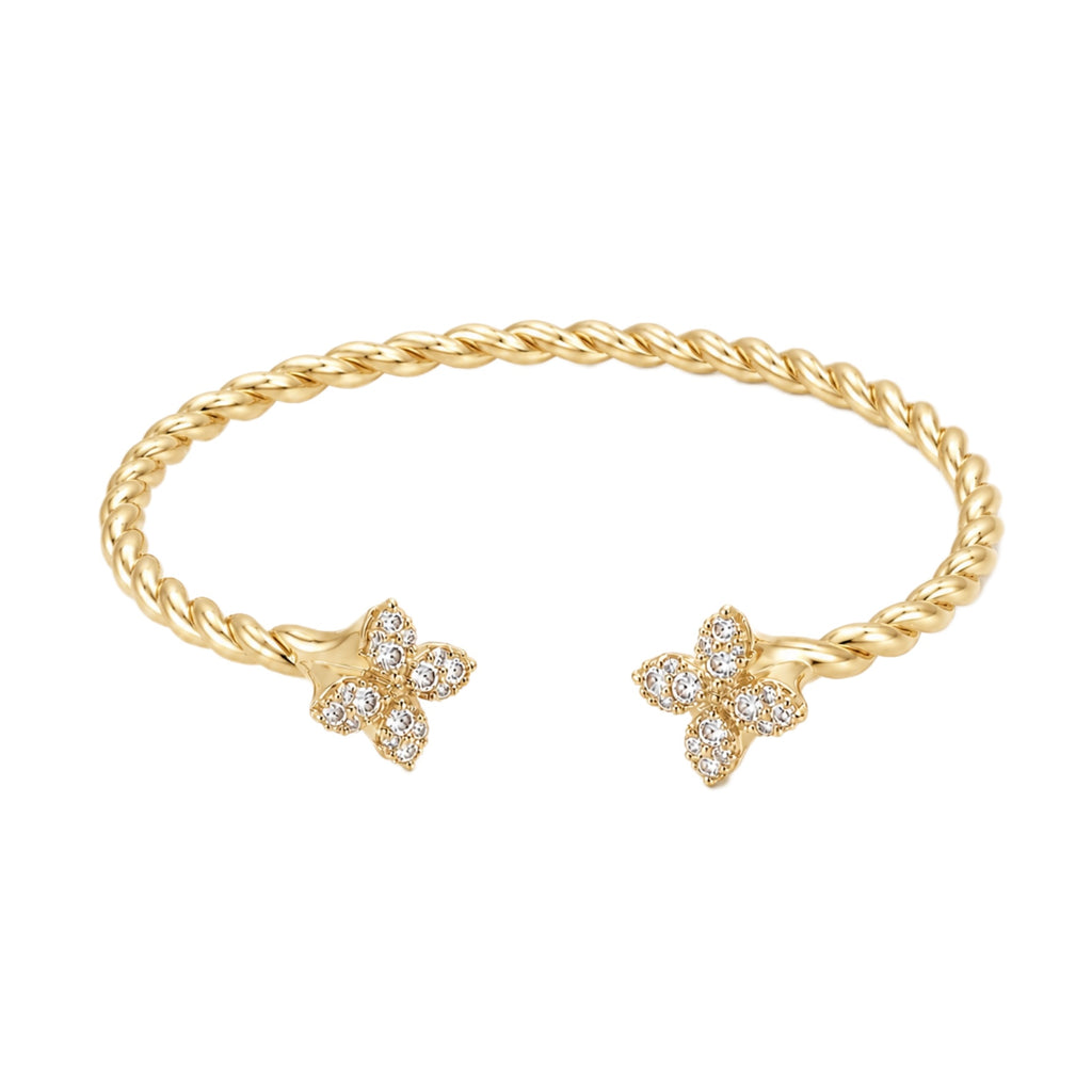 Blossom Twist Cuff Bracelet