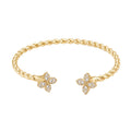 Blossom Twist Cuff Bracelet