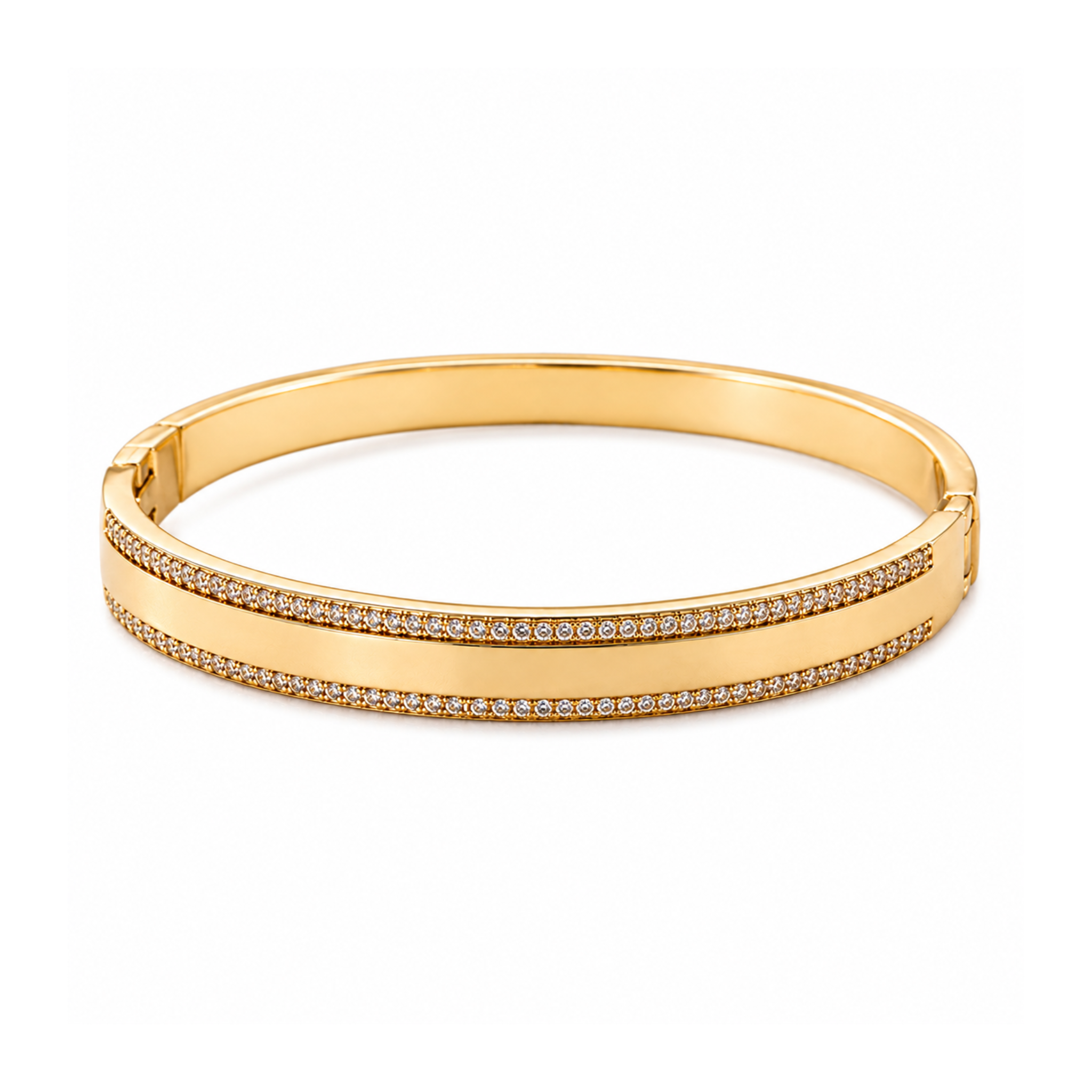 Halo Line Cuff Bracelet