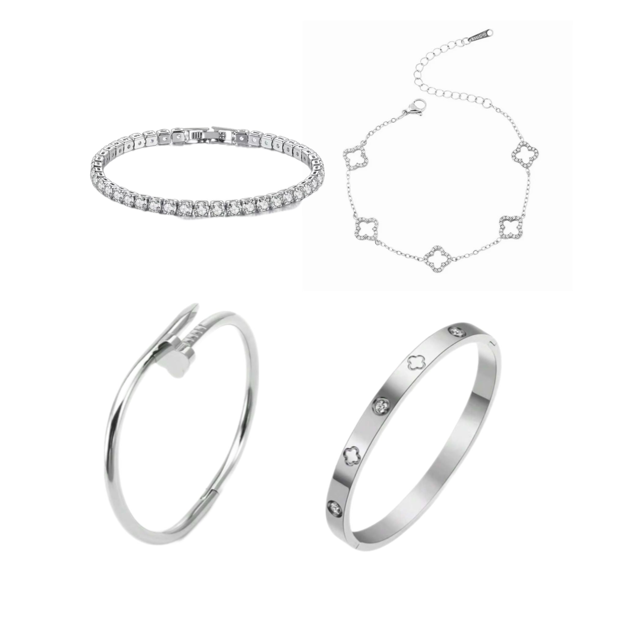 5 Motif Silver Stack