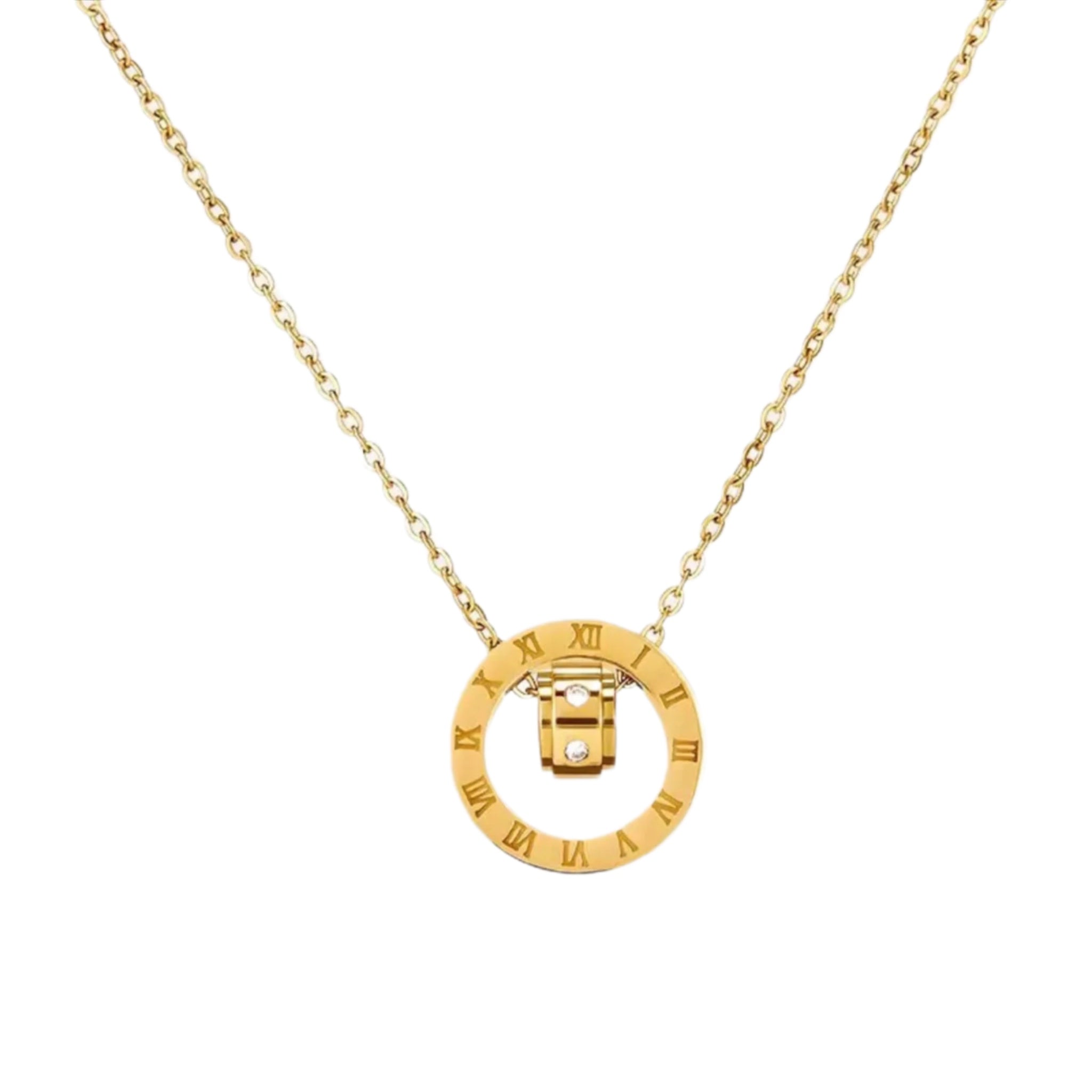 Locked Rings Necklace