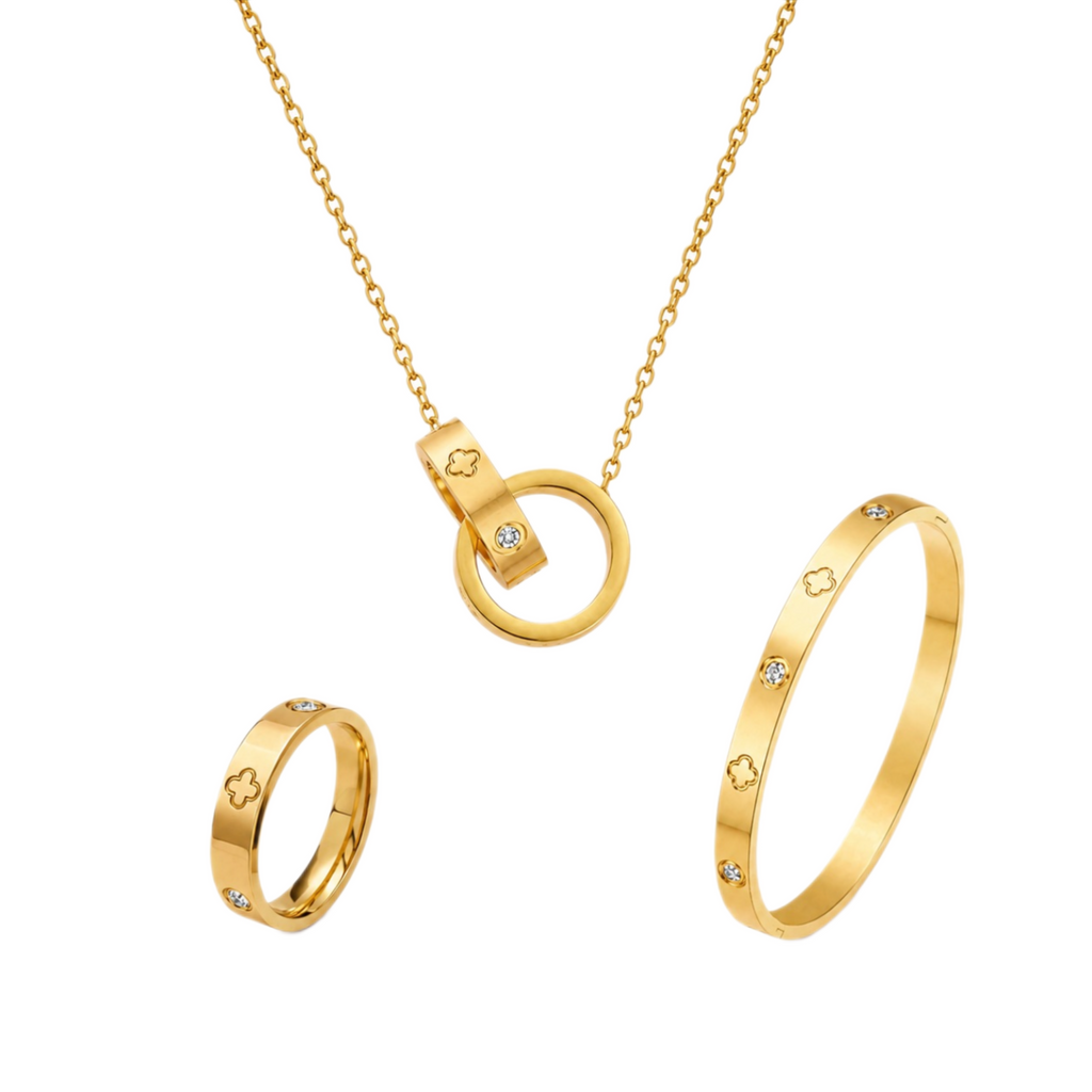 Clover Cuff Set
