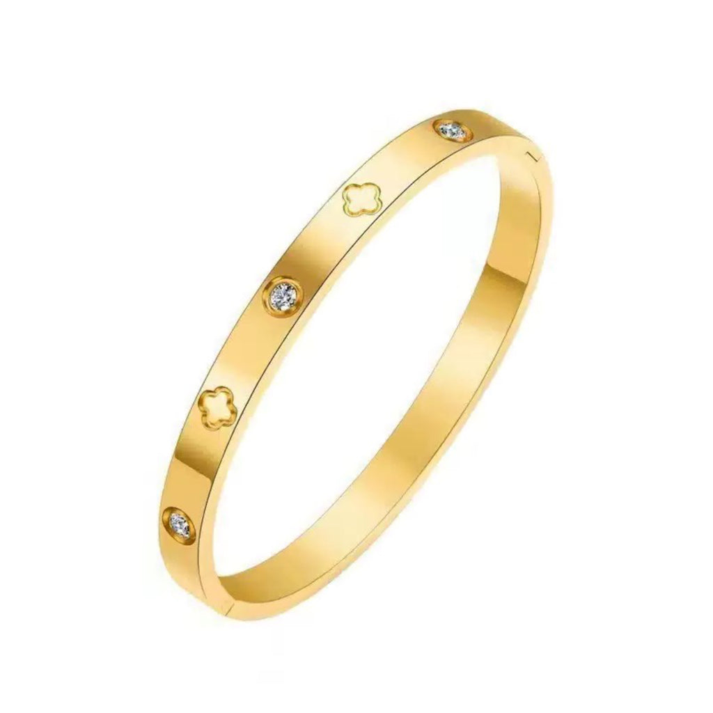 Clover Cuff Bangle