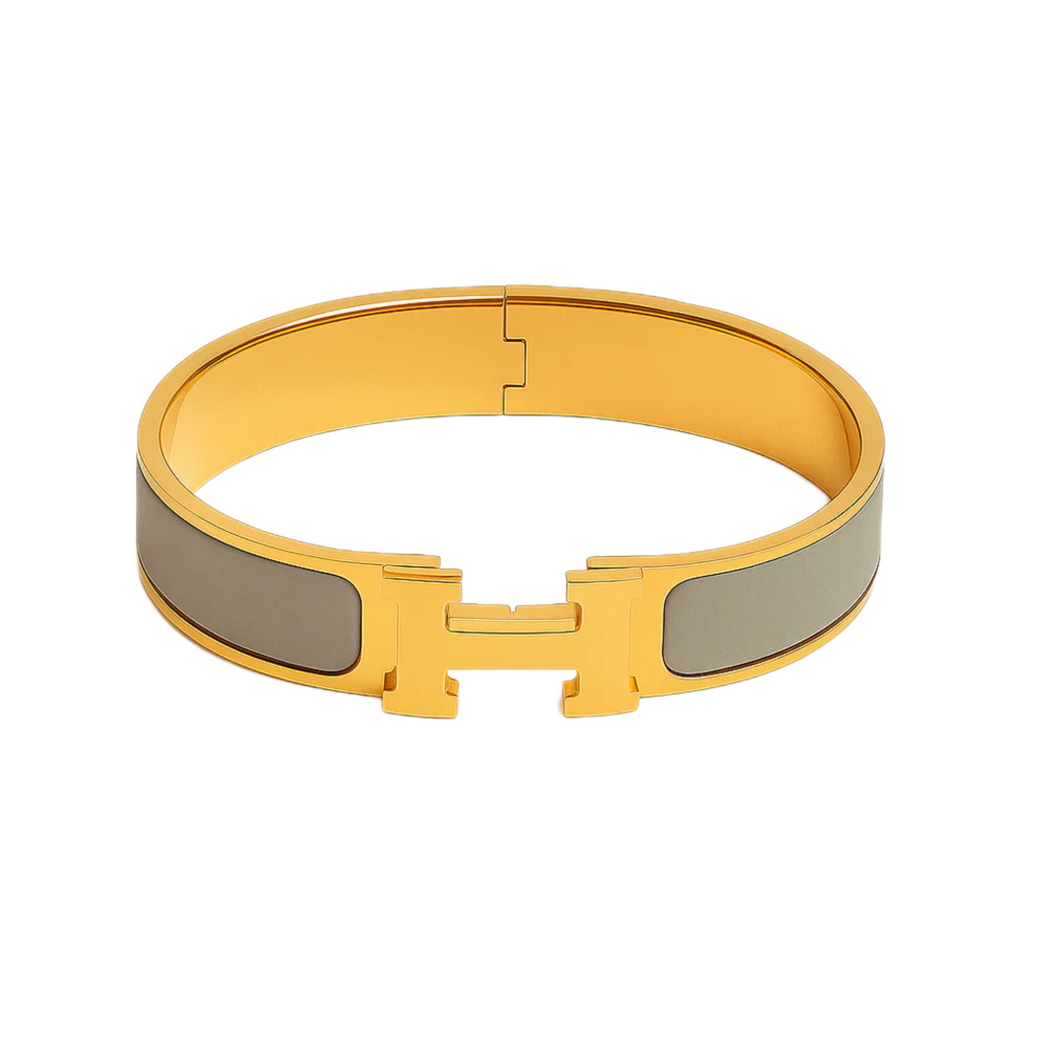 Thick H Bracelet